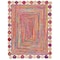 Safavieh Cape Cod Hand Woven Round Area Rug, Red and Multi Color - 4 x 4 ft. CAP201A-4R - alternate 6